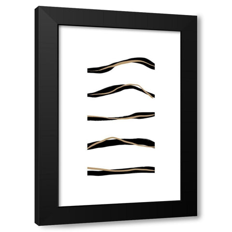 Double Line Black Modern Wood Framed Art Print with Double Matting by Sawall, Anastasia
