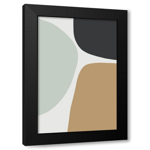 Natural Trio Black Modern Wood Framed Art Print with Double Matting by Sawall, Anastasia