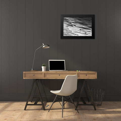 Vintage winter Black Modern Wood Framed Art Print by Popescu, Olivia