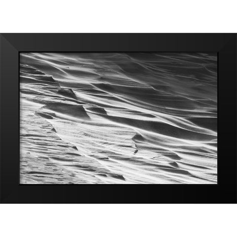 Vintage winter Black Modern Wood Framed Art Print by Popescu, Olivia