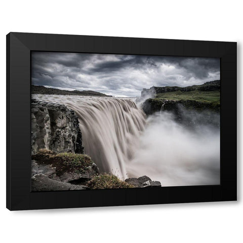 At The Edge Of The World Black Modern Wood Framed Art Print by Wonisch, Andreas