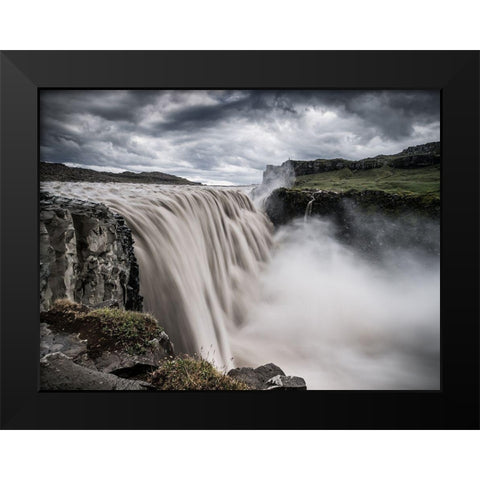 At The Edge Of The World Black Modern Wood Framed Art Print by Wonisch, Andreas