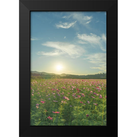 its like a dream Black Modern Wood Framed Art Print by Yano, Masahiro