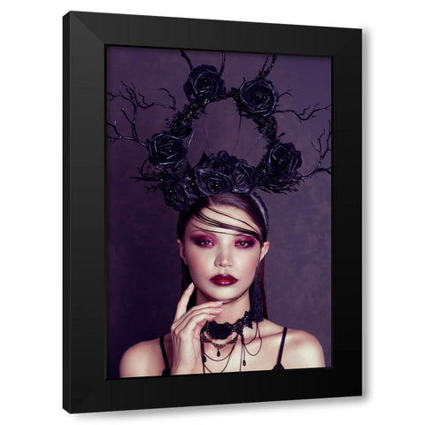 my wich Black Modern Wood Framed Art Print with Double Matting by Amar, Yoni