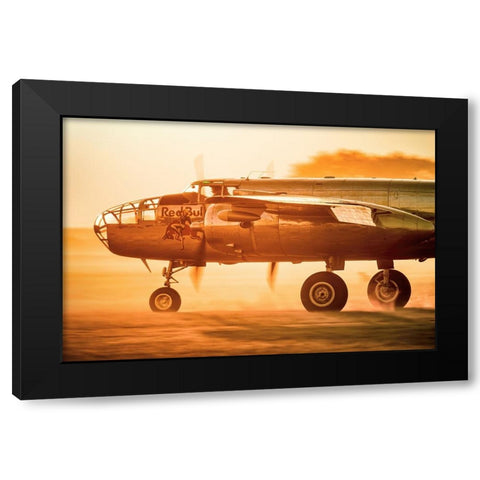 Sun ride Black Modern Wood Framed Art Print with Double Matting by Wrobel, Piotr