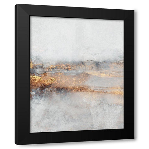 Fog Black Modern Wood Framed Art Print with Double Matting by Fredriksson, Elisabeth