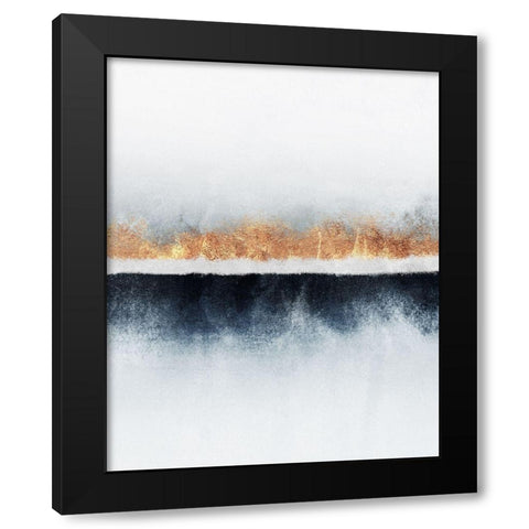 Horizon Black Modern Wood Framed Art Print by Fredriksson, Elisabeth