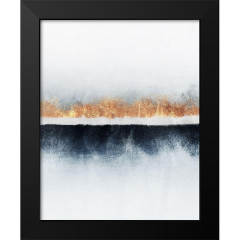Horizon Black Modern Wood Framed Art Print by Fredriksson, Elisabeth