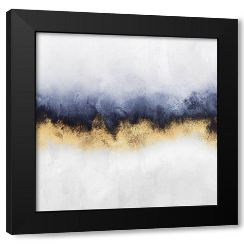 Sky Black Modern Wood Framed Art Print with Double Matting by Fredriksson, Elisabeth