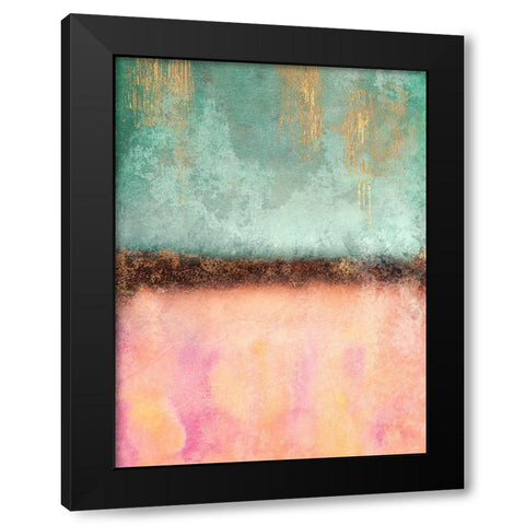 Summer Black Modern Wood Framed Art Print with Double Matting by Fredriksson, Elisabeth
