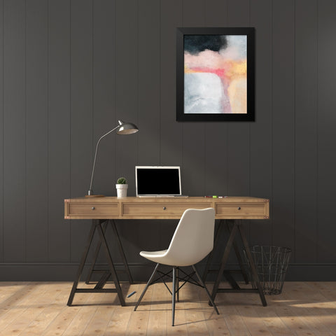 Billow Black Modern Wood Framed Art Print by Fredriksson, Elisabeth