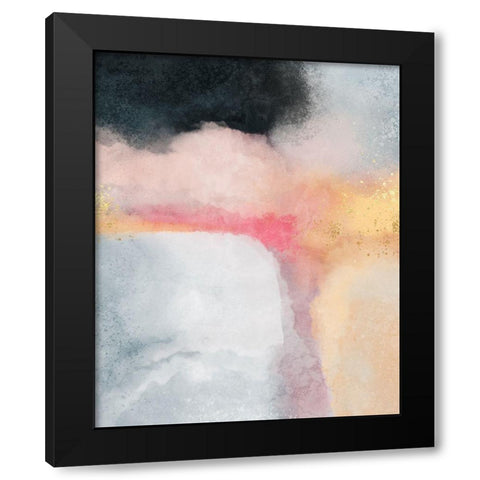 Billow Black Modern Wood Framed Art Print by Fredriksson, Elisabeth
