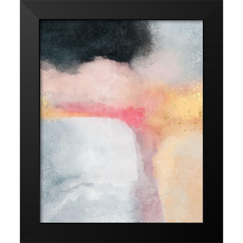 Billow Black Modern Wood Framed Art Print by Fredriksson, Elisabeth