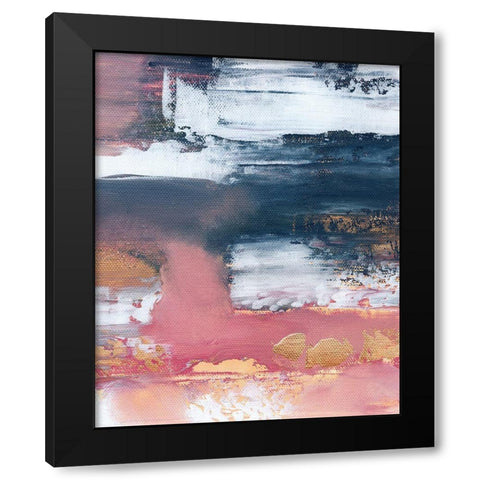 Tranquility Black Modern Wood Framed Art Print by Fredriksson, Elisabeth