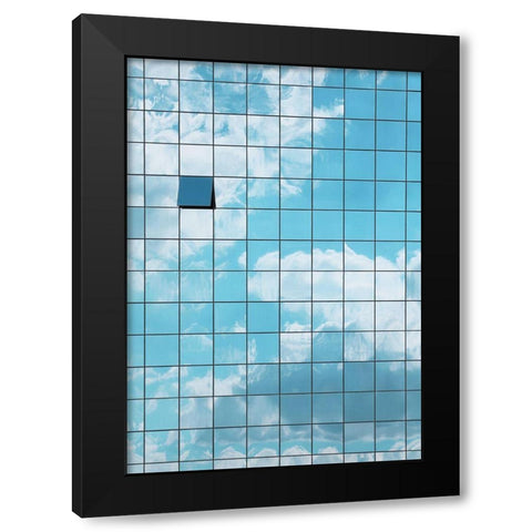 Reflections Black Modern Wood Framed Art Print by Cederberg, Marcus