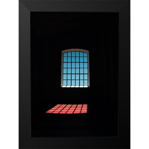 In jail Black Modern Wood Framed Art Print by Cederberg, Marcus