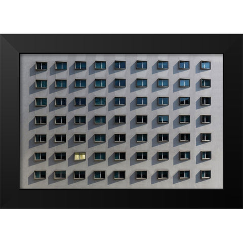 Early bird Black Modern Wood Framed Art Print by Cederberg, Marcus