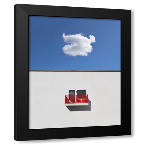 Local forecast Black Modern Wood Framed Art Print with Double Matting by Cederberg, Marcus