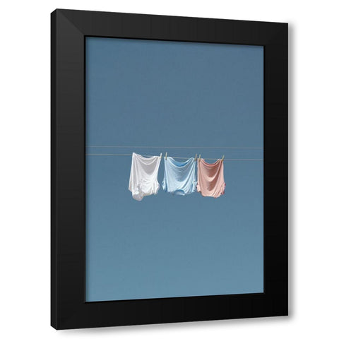 Laundry Black Modern Wood Framed Art Print with Double Matting by Cederberg, Marcus