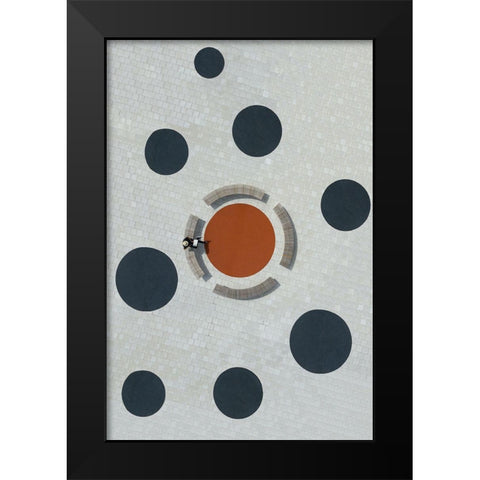 Reading from above Black Modern Wood Framed Art Print by Cederberg, Marcus