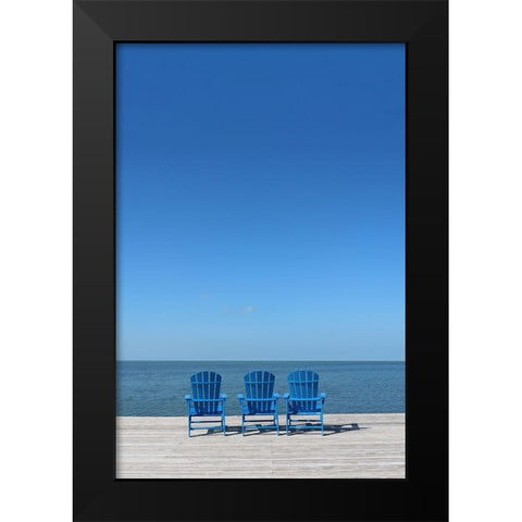 Florida Keys Black Modern Wood Framed Art Print by Cederberg, Marcus