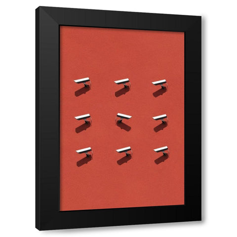 Orwell Black Modern Wood Framed Art Print by Cederberg, Marcus