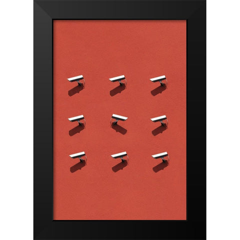 Orwell Black Modern Wood Framed Art Print by Cederberg, Marcus