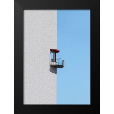 Half in half Black Modern Wood Framed Art Print by Cederberg, Marcus