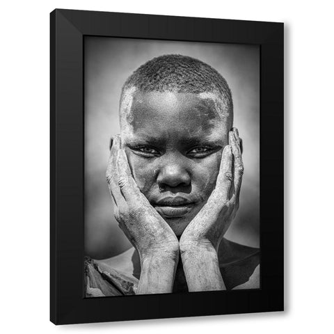 Untitled Black Modern Wood Framed Art Print by Yosifov, Svetlin