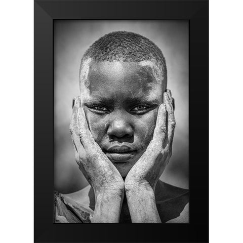 Untitled Black Modern Wood Framed Art Print by Yosifov, Svetlin