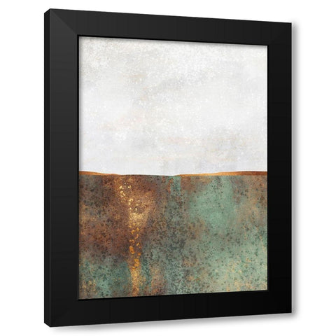First Snow Black Modern Wood Framed Art Print by Fredriksson, Elisabeth