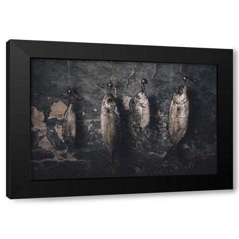 A New Order Of Life Black Modern Wood Framed Art Print by Kazamil, Farid