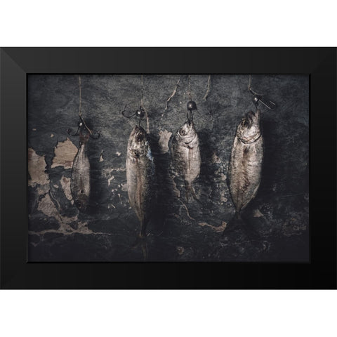 A New Order Of Life Black Modern Wood Framed Art Print by Kazamil, Farid