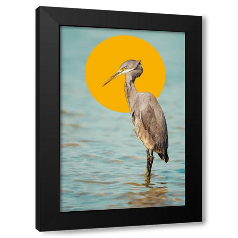 The Saint Black Modern Wood Framed Art Print with Double Matting by Hossameldin, Hany