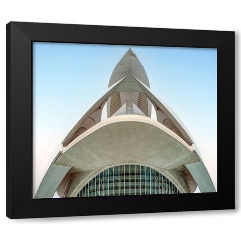 Palace Of Arts Black Modern Wood Framed Art Print by Wride, Linda