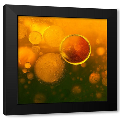 Just Black Modern Wood Framed Art Print by Bosogea-Tudor, Ileana
