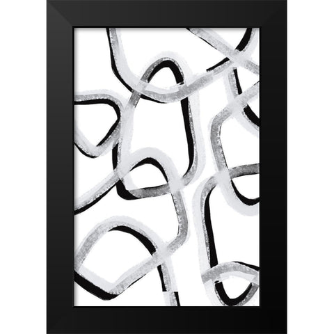 Make you stay Black Modern Wood Framed Art Print by Sawall, Anastasia