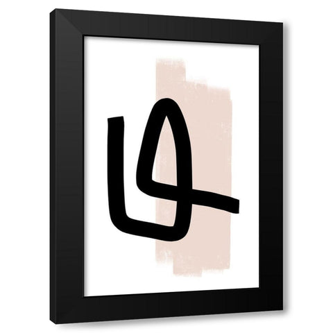 Why Not Black Modern Wood Framed Art Print with Double Matting by Sawall, Anastasia