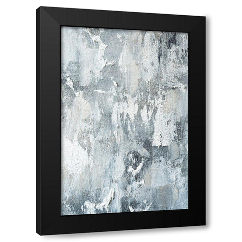Heavy Texture Black Modern Wood Framed Art Print by Sawall, Anastasia