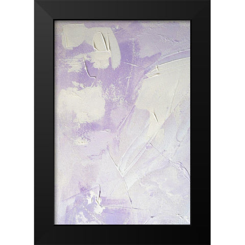 Purple Shades Black Modern Wood Framed Art Print by Sawall, Anastasia