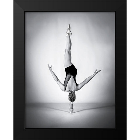 Balance Black Modern Wood Framed Art Print by Pentony MA, Pauline