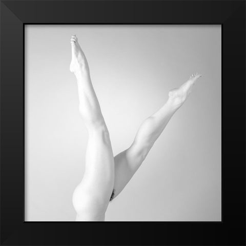 Y Black Modern Wood Framed Art Print by Golob, Gorazd