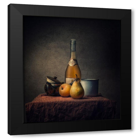 Still Life Black Modern Wood Framed Art Print by Adrian Chis, Paul