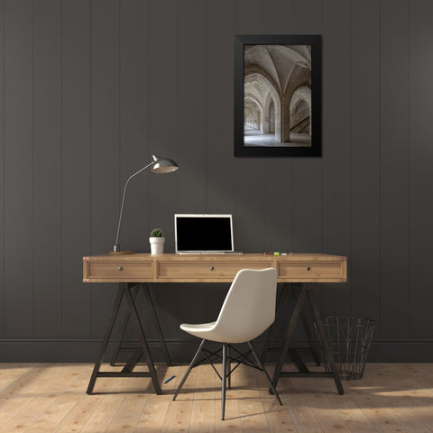 An old Jesuit monastery Black Modern Wood Framed Art Print by Worseling, Natascha