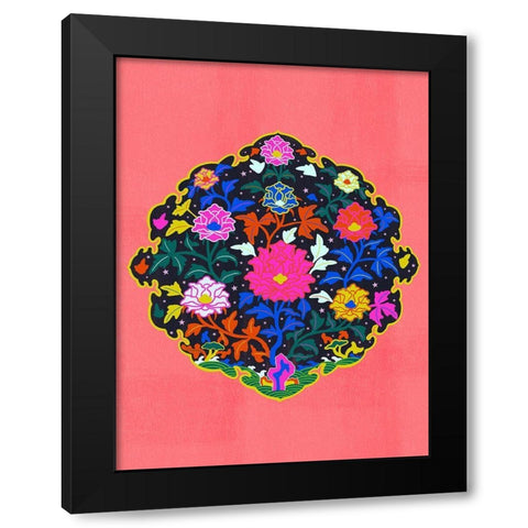 Grandma Black Modern Wood Framed Art Print by Jotadejai