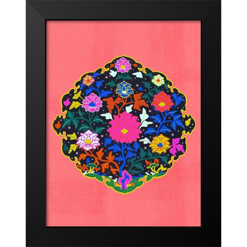Grandma Black Modern Wood Framed Art Print by Jotadejai