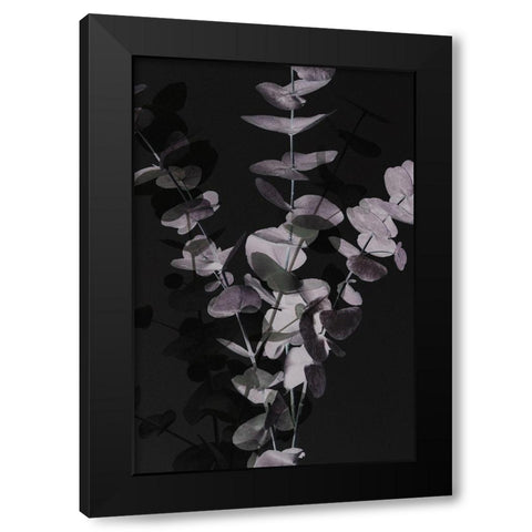 Eucalyptus_Negative_001 Black Modern Wood Framed Art Print with Double Matting by 1x Studio III