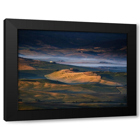 Toscana Amore Mio Black Modern Wood Framed Art Print by Leinemann, Ulrike