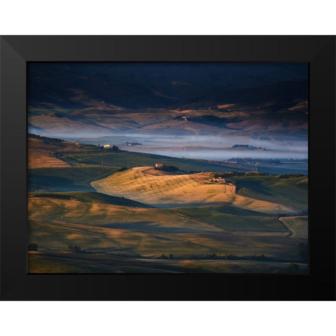 Toscana Amore Mio Black Modern Wood Framed Art Print by Leinemann, Ulrike