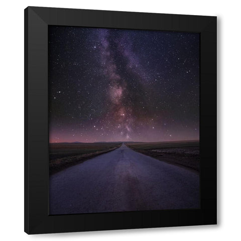 Way To Milky Way Black Modern Wood Framed Art Print by Ilkovic, David